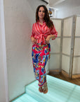 EIKI – Camicia a Righe Rosa