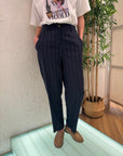 Pantalone Gessato Slim Fit – Eiki