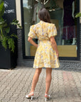 Abito Floreale Giallo