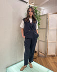 Gilet Gessato Doppiopetto – Eiki