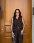 Coordinato Pizzo-Top\Pantalone