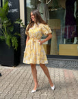 Abito Floreale Giallo