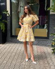 Abito Floreale Giallo