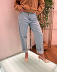 Jeans Mandy Denim con Risvolto – Have One