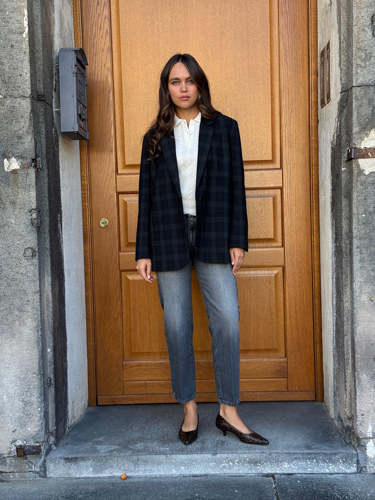Blazer Quadri Over Vicolo