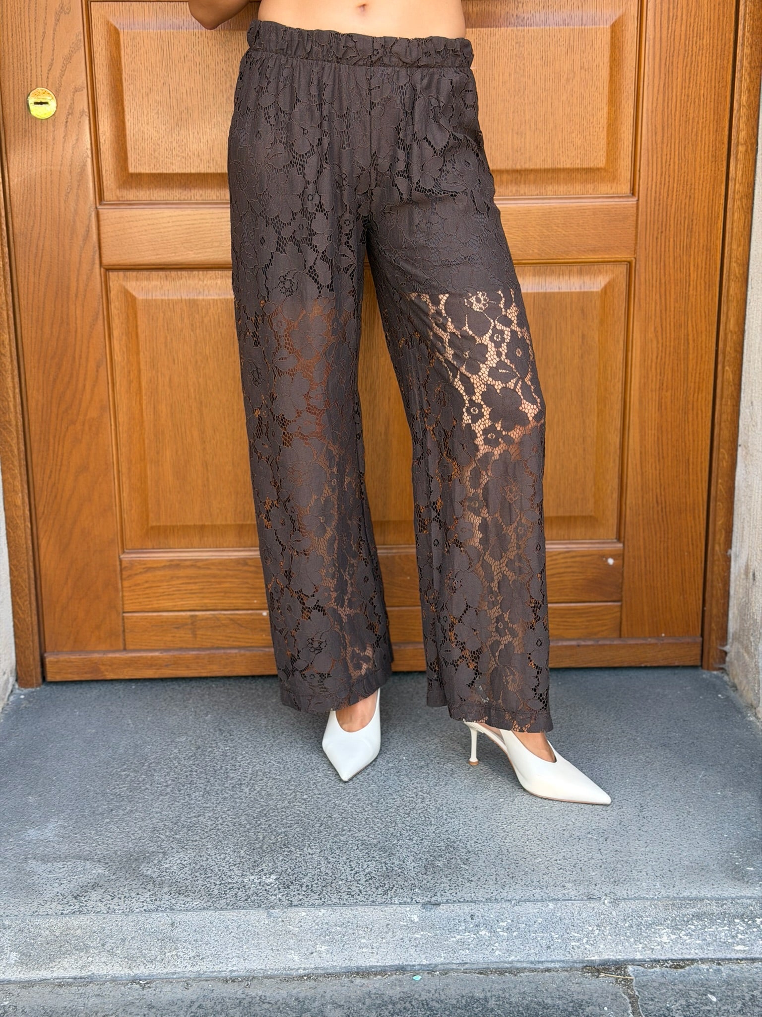 Coordinato Pizzo-Top\Pantalone
