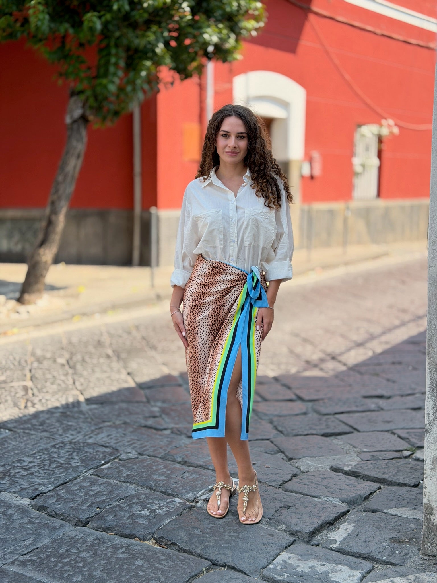 Have One – Gonna Pareo Lunga Animalier Donna