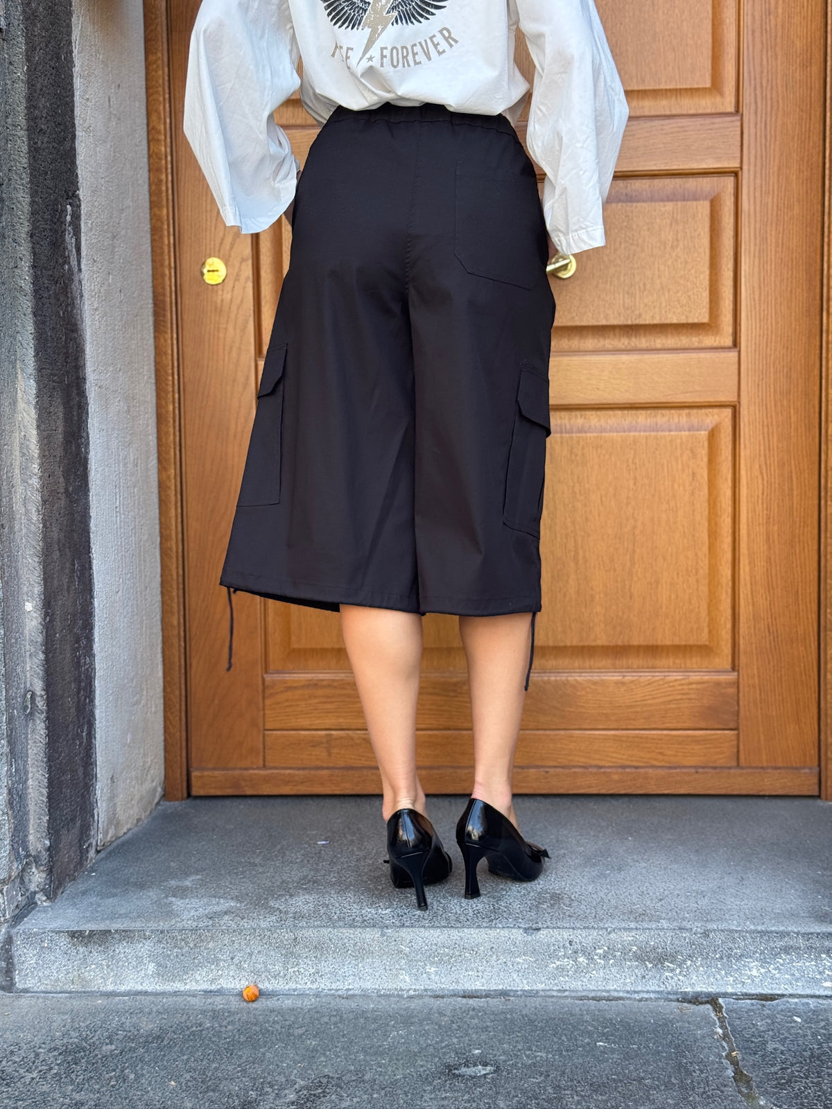 Bermuda Cargo Lacci Nero