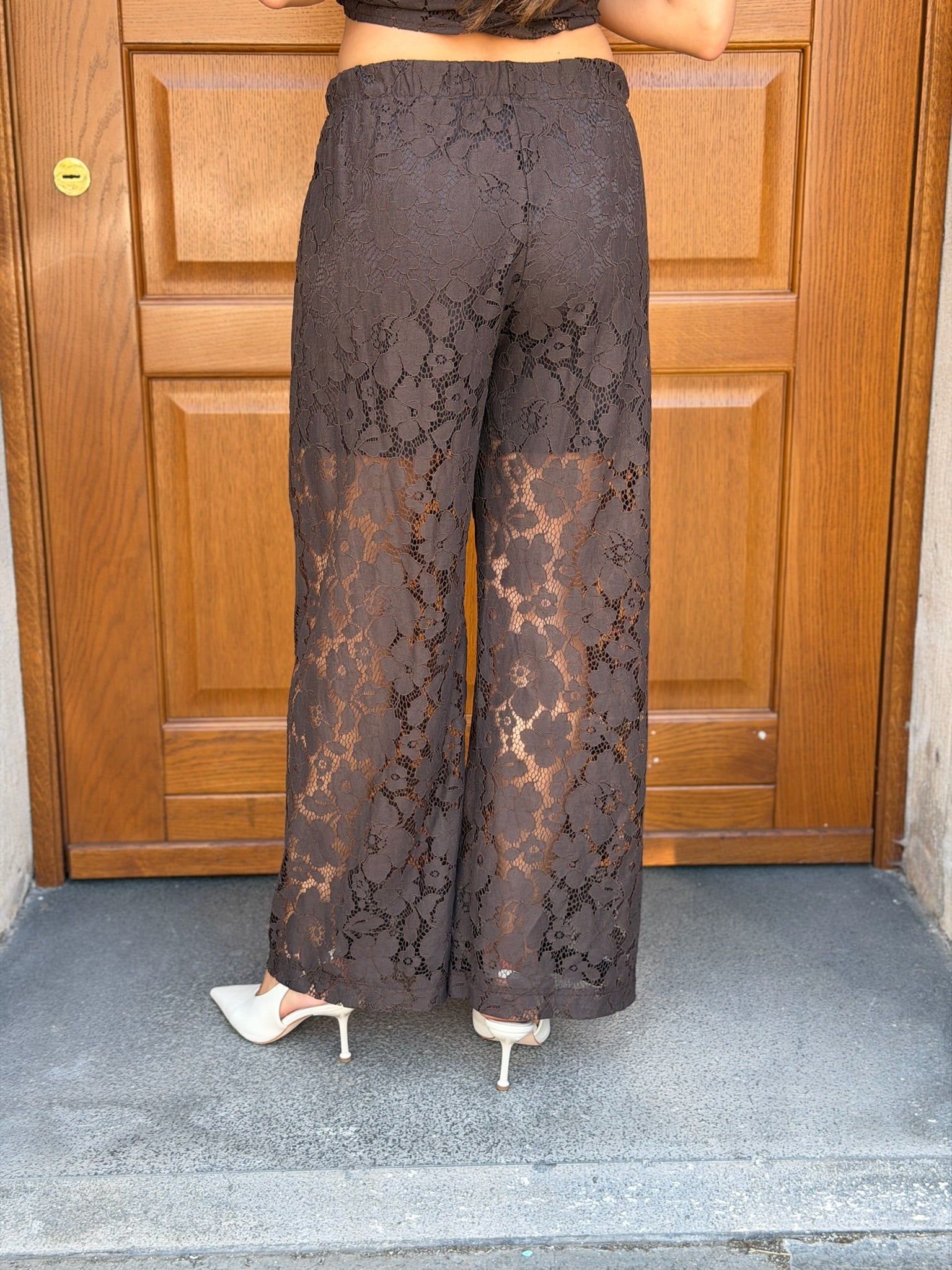 Coordinato Pizzo-Top\Pantalone