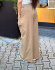 Pantalone Palazzo in Cotone a Vita Alta – EIKI