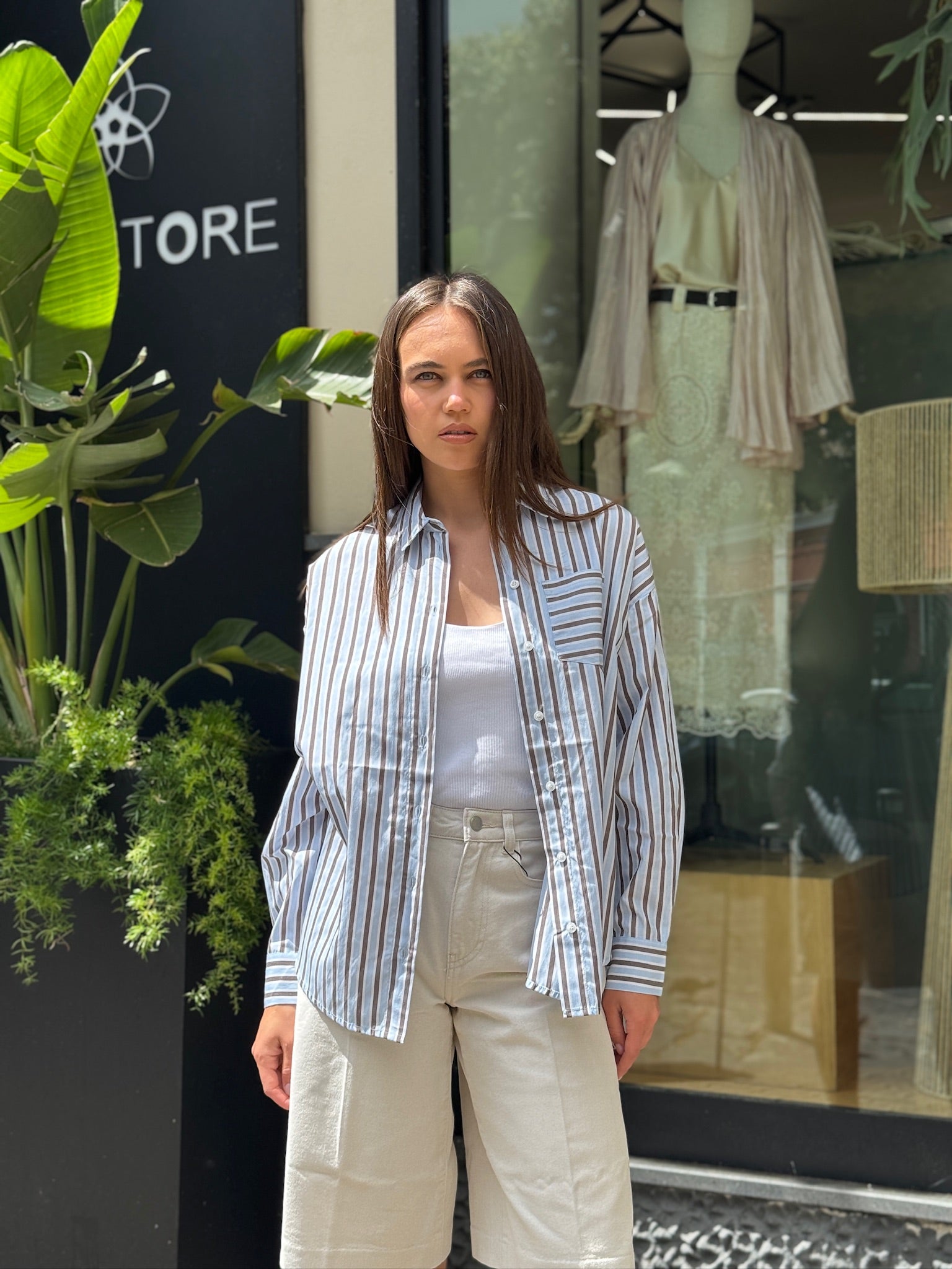 Camicia Righe- PIECES