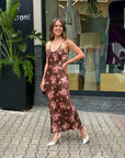 Abito Bretelle Fiori