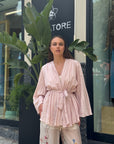 Kimono Plissé con Cintura – Dixie