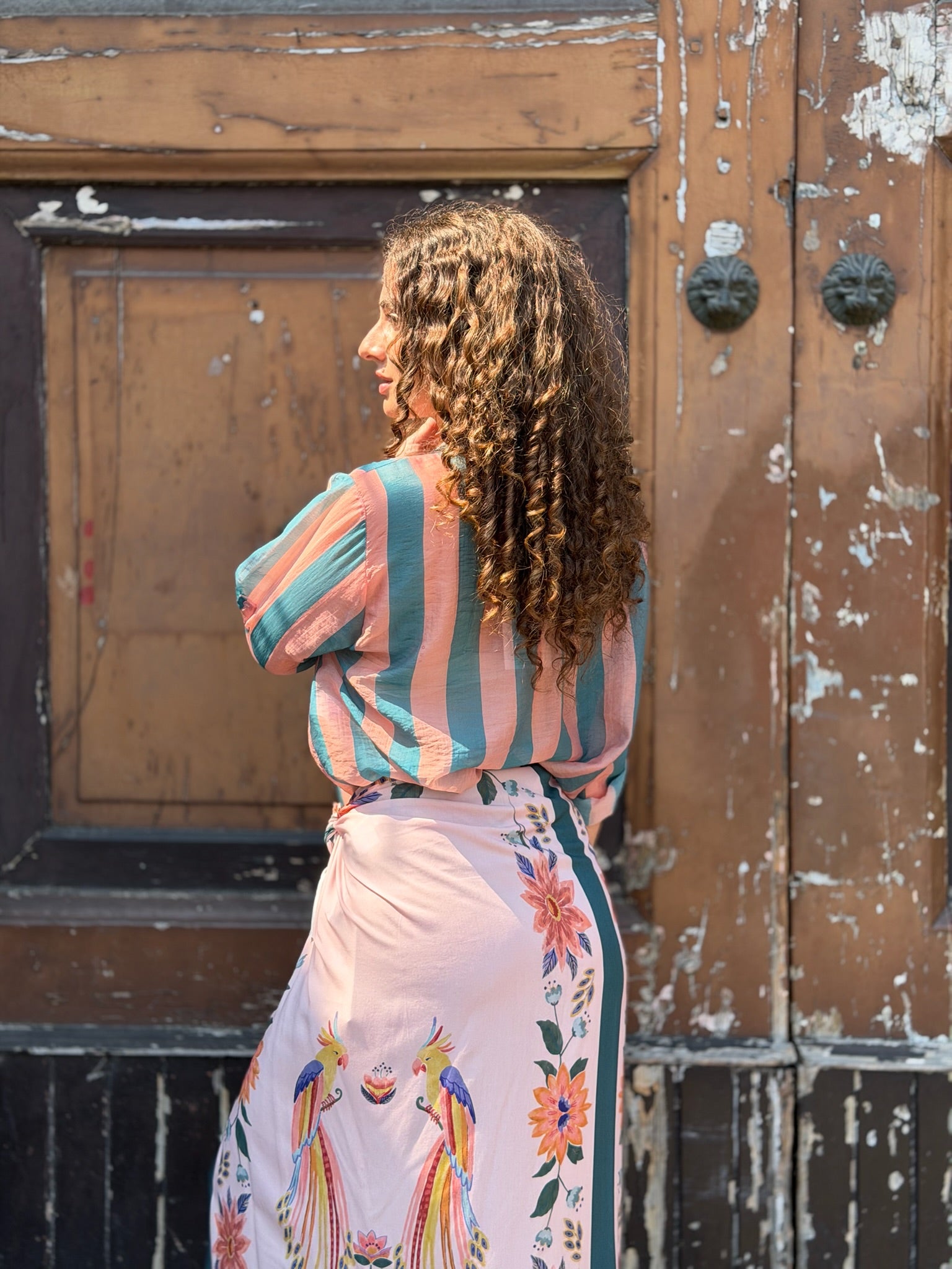 Have One – Camicia a Righe Ottanio e Rosa