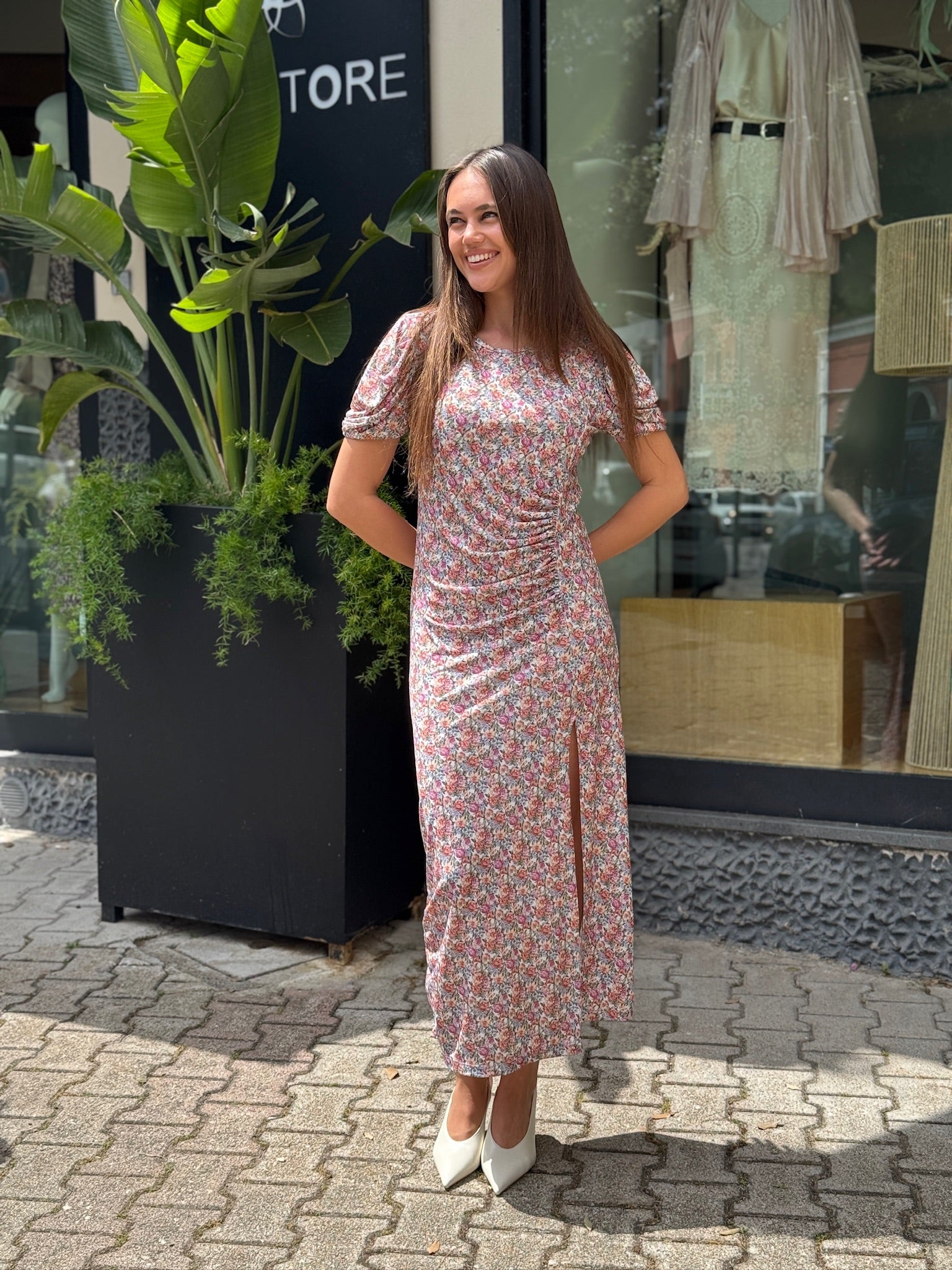 Abito Midi Floreale – Vicolo