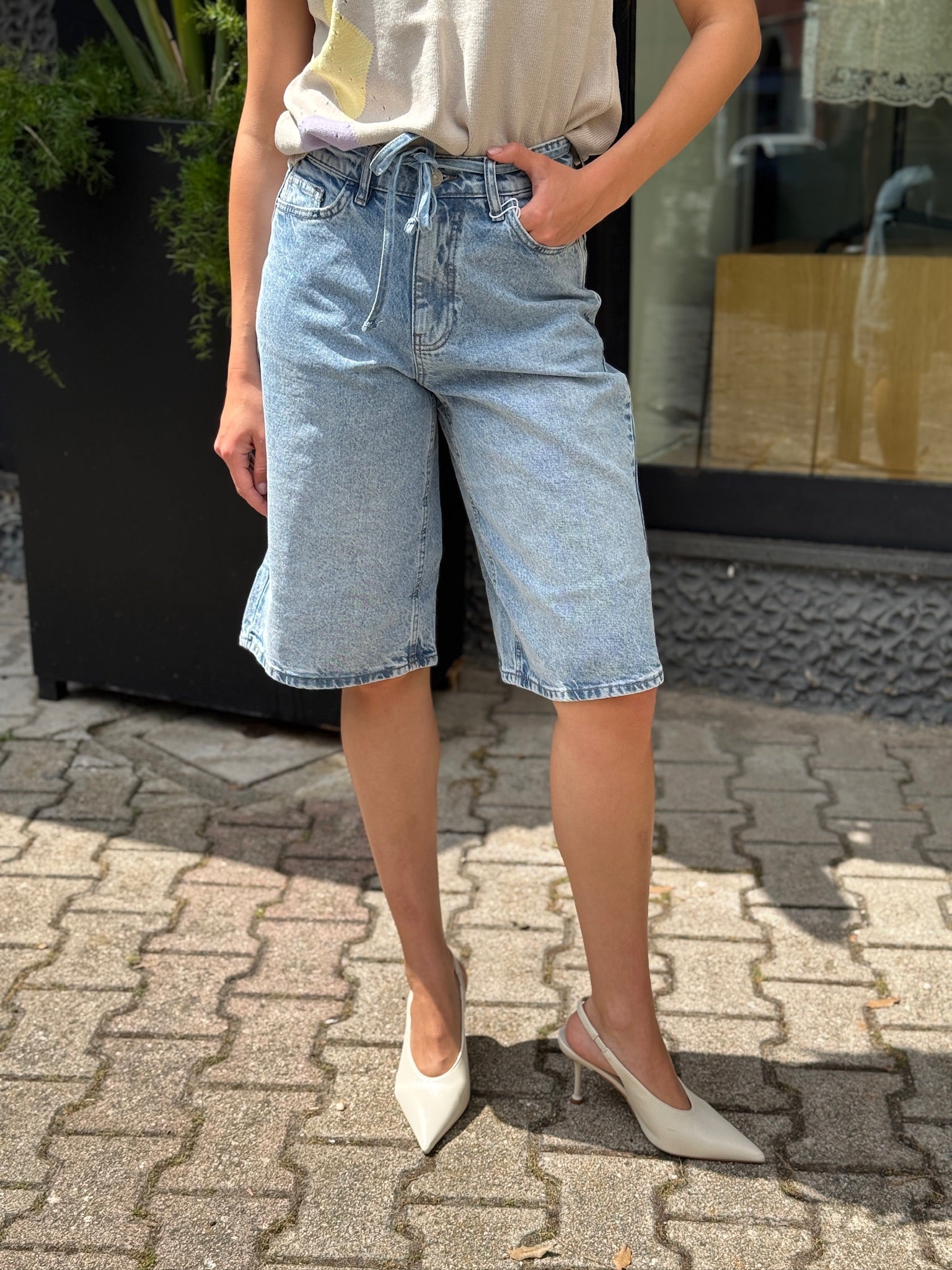 Bermuda Jeans Selma – Pieces