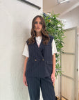 Gilet Gessato Doppiopetto – Eiki