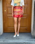 Gonna mini fantasia rossa – Vicolo