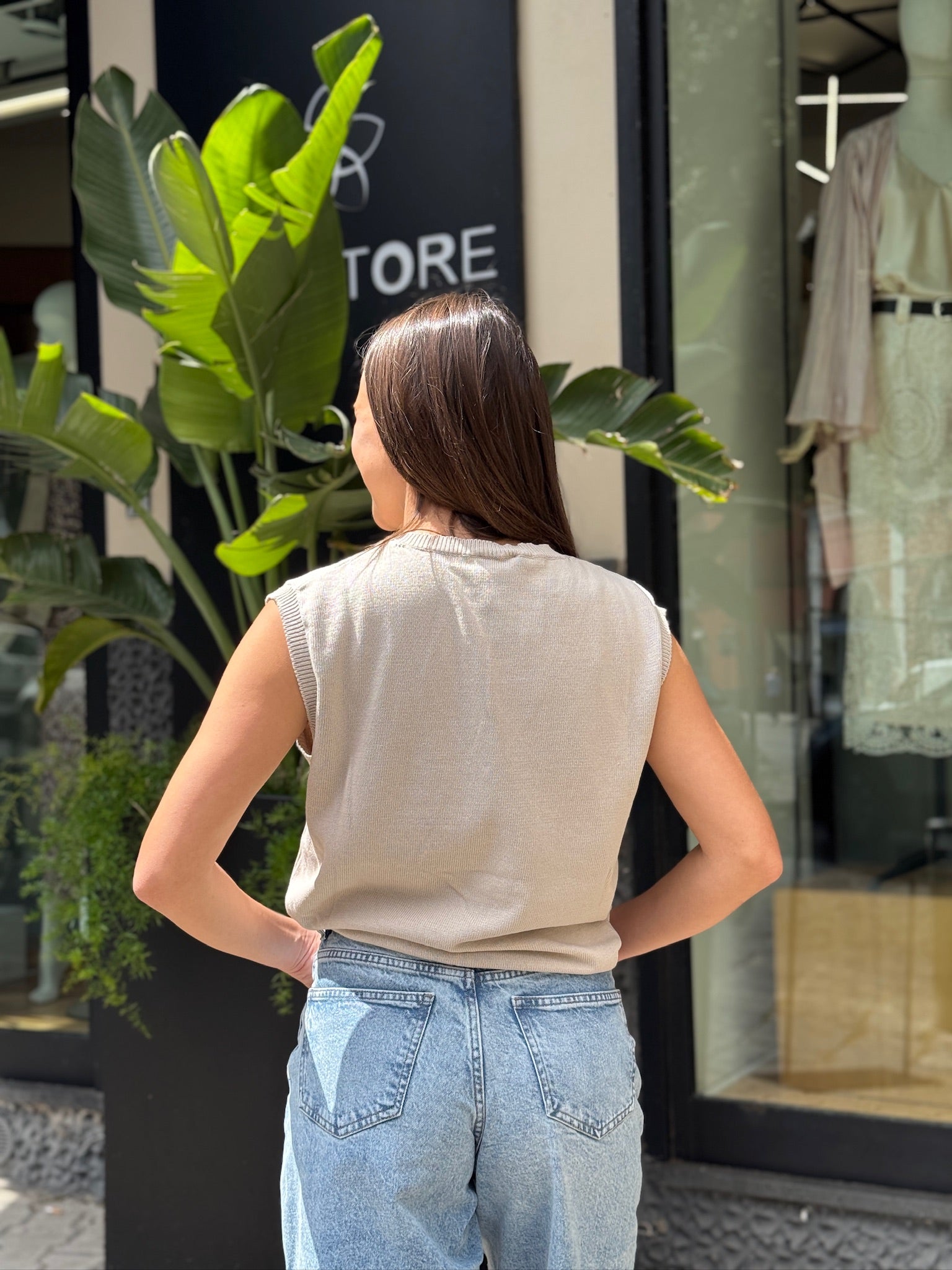 Gilet Rombi in Maglia – Vicolo