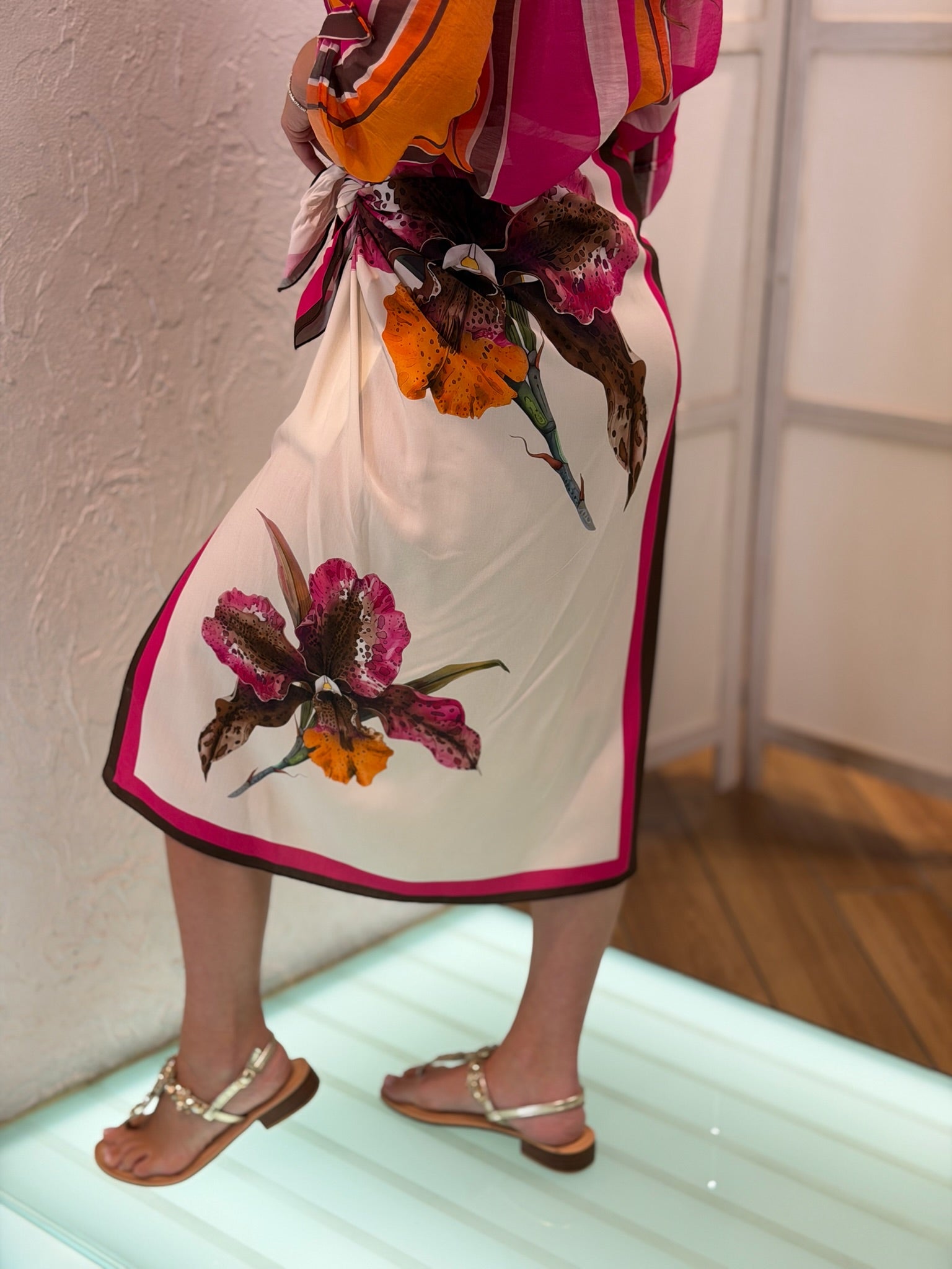 Have One – Gonna Pareo Lunga Fantasia Floreale Fucsia