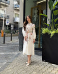Vestito beige