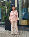 Kimono Plissé con Cintura – Dixie