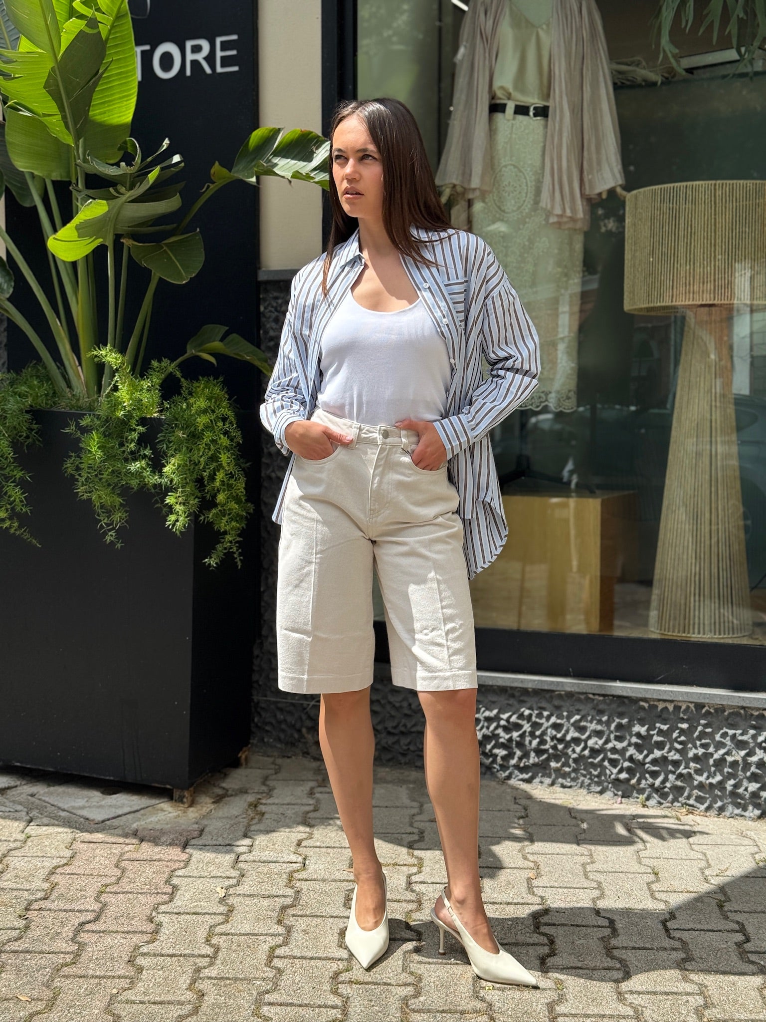 Camicia Righe- PIECES