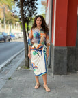 Camicia Fiore Turchese - Have One