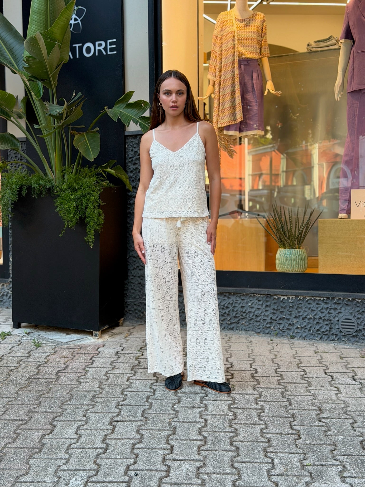 Pantalone Traforato-Vero Moda