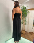 Abito lungo a fascia con tasche Aware