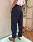 Pantalone Gessato Slim Fit – Eiki