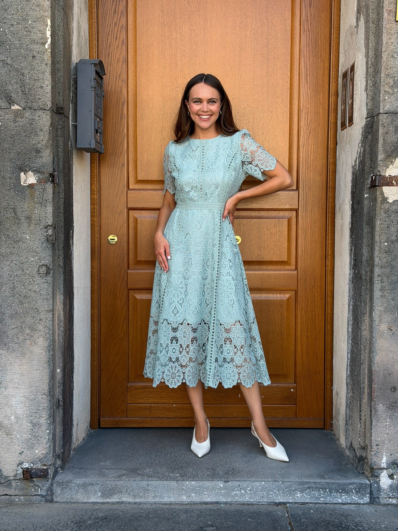 Vestito Pizzo Midi