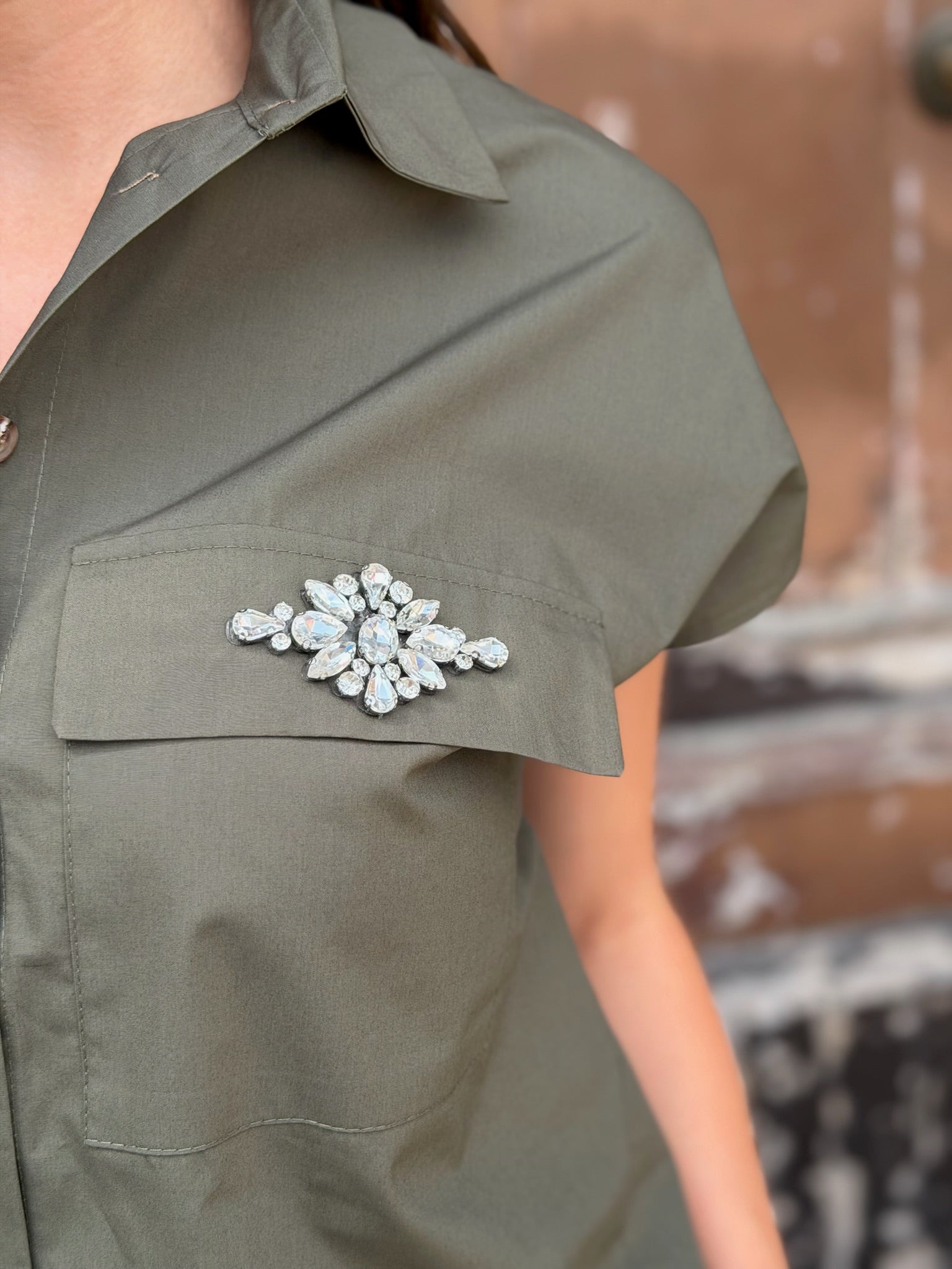 Camicia Tasche Applicazioni – Eiki