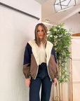Bomber Color Block con Zip – Vicolo