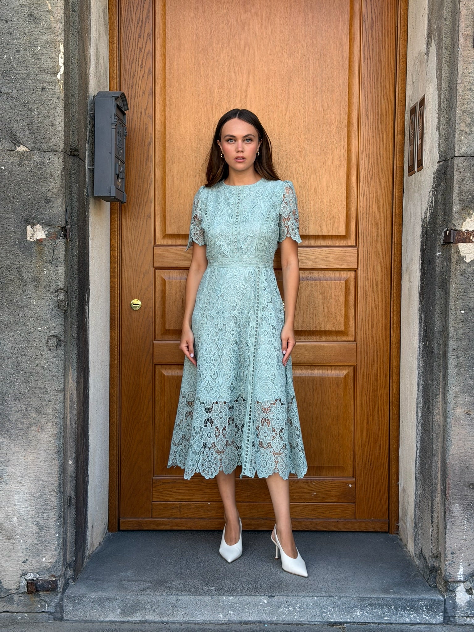 Vestito Pizzo Midi