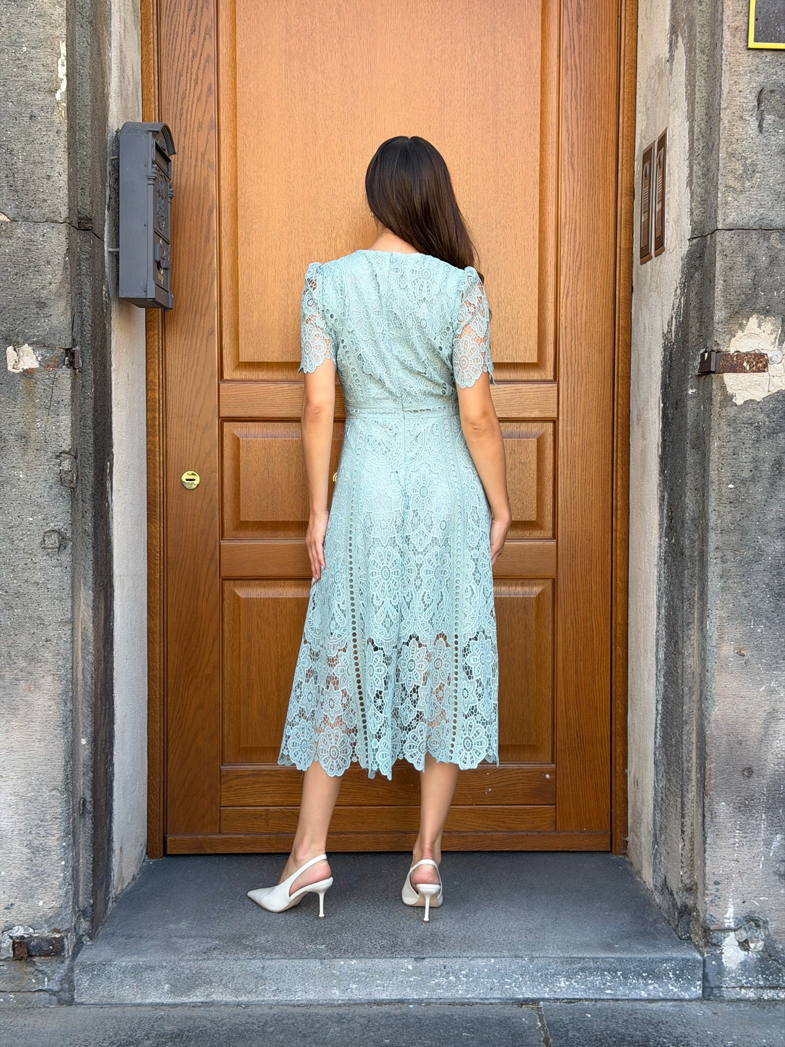 Vestito Pizzo Midi
