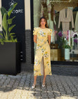 Abito fiori spalline - Vicolo