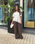 Shirt Asimmetrica Vicolo con Pizzo