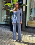 Tailleur gilet gessato – Elena Casali