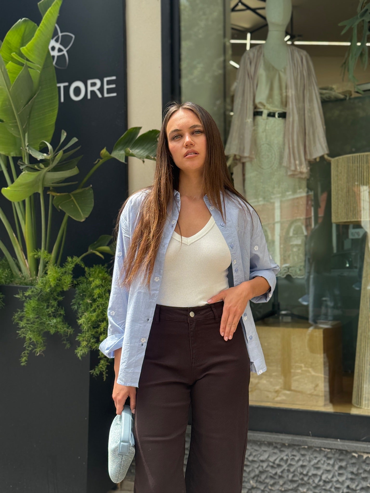 Camicia Dona Celeste Ricamo- Vero Moda
