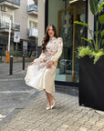 Vestito beige